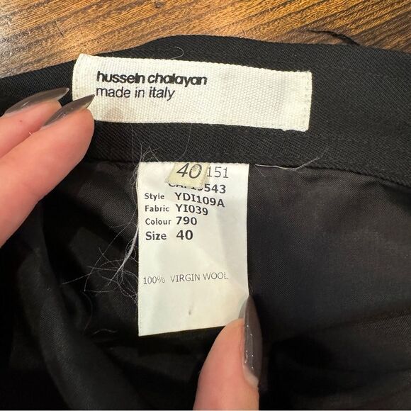 Vintage Hussein Chalayan 100% Wool Skirt - Picture 7 of 7
